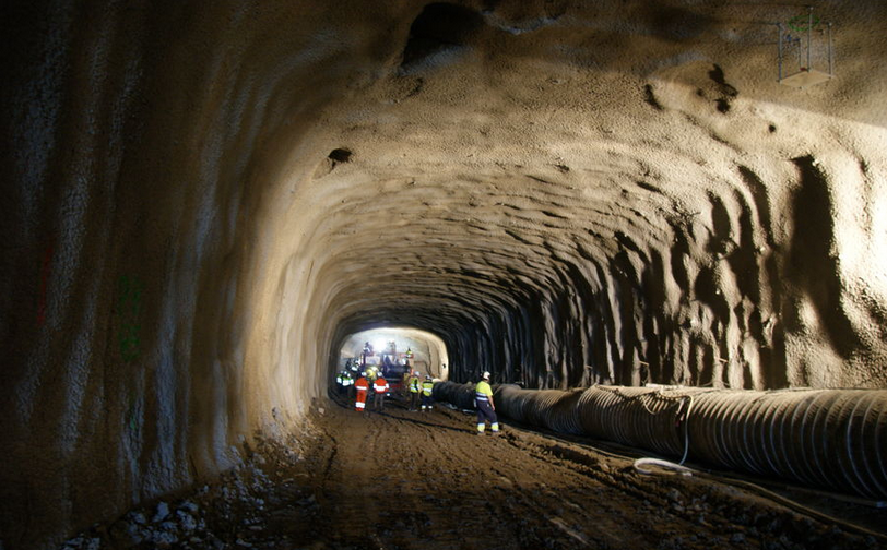 Túnel a la mina de Súria. Font: https://minasdesuria.wordpress.com