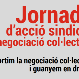 jornada accio sindicat negociació col·lectiva