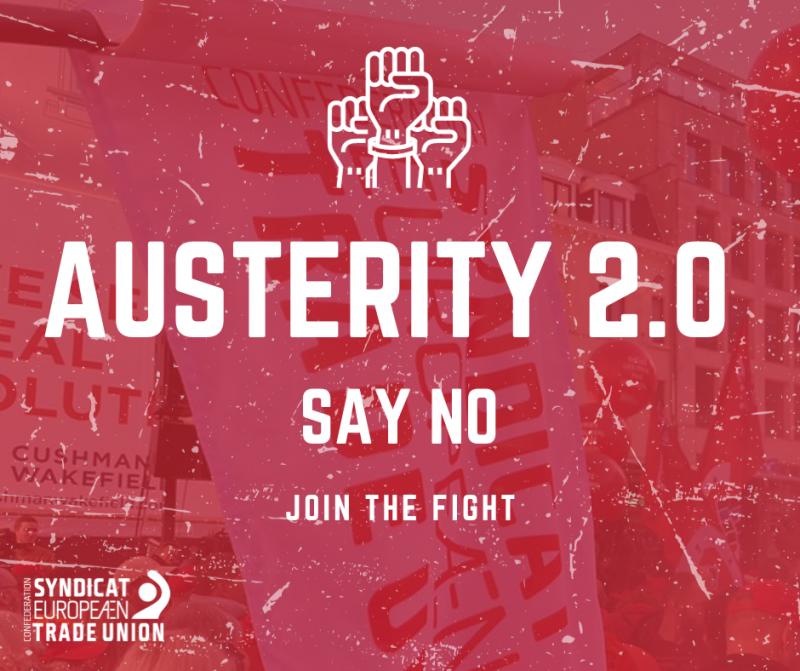Reclamem la fi de l'austeritat a la Unió Europea i ens sumem a la signatura per reivindicar un model econòmic i social centrat en les persones