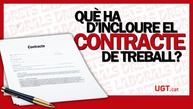 CONTINGUT CONTRACTE DE TREBALL