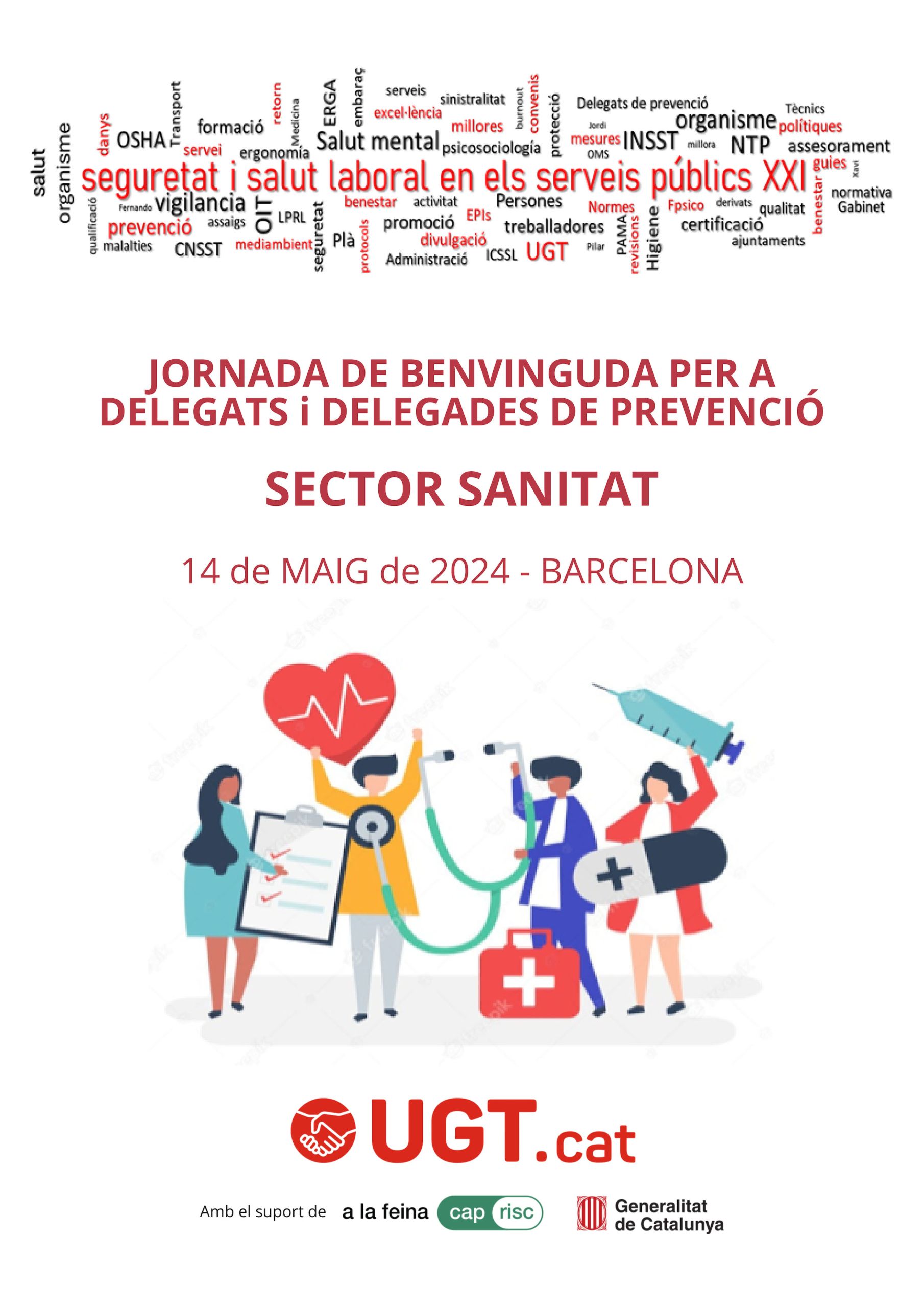 cartell jornda benvinguda prl sanitat