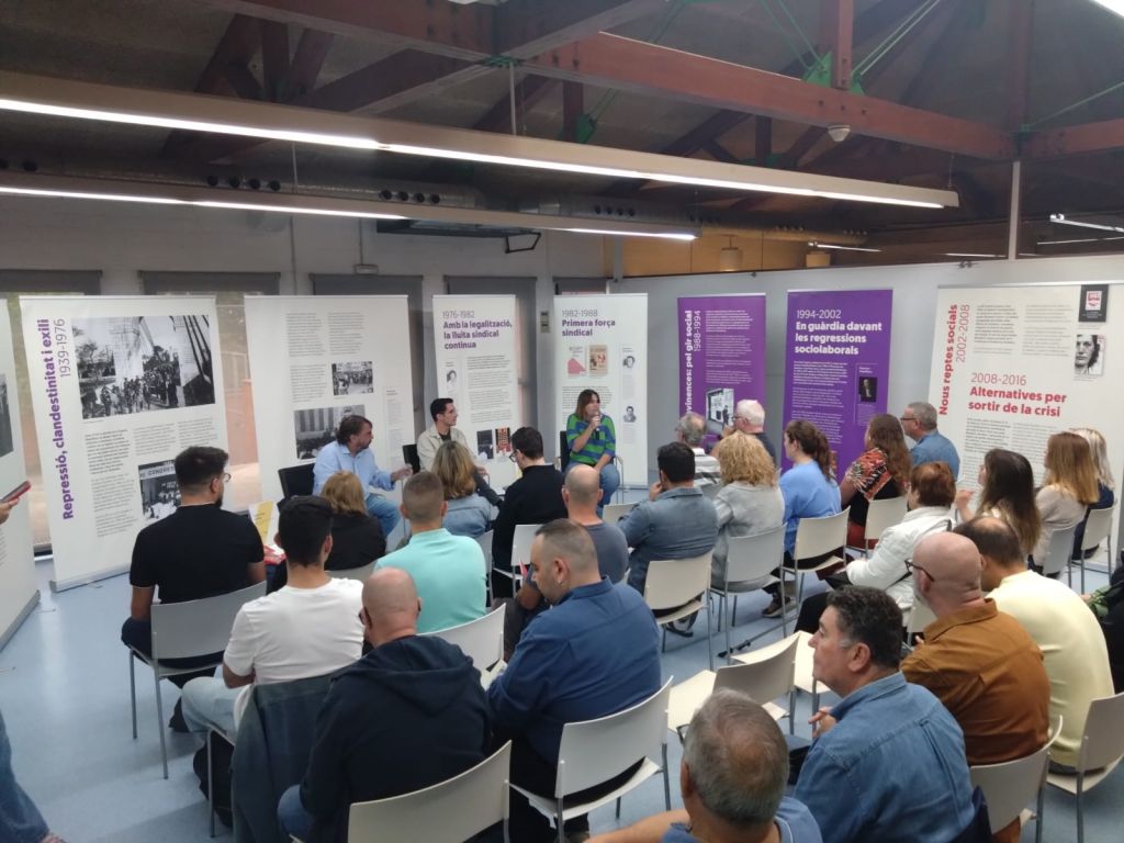 Cloenda de l’exposició itinerant sobre la història de la UGT a Badia del Vallès i presentació de la guia