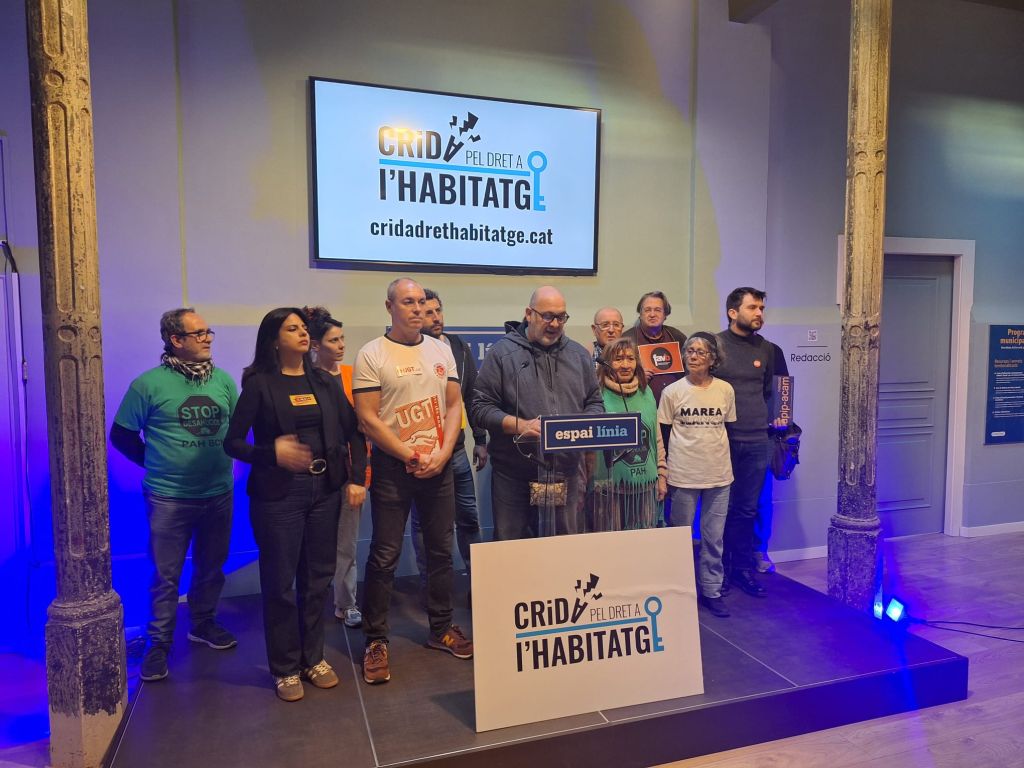 La UGT de Catalunya s’adhereix a la Crida pel Dret a l’Habitatge per exigir solucions urgents