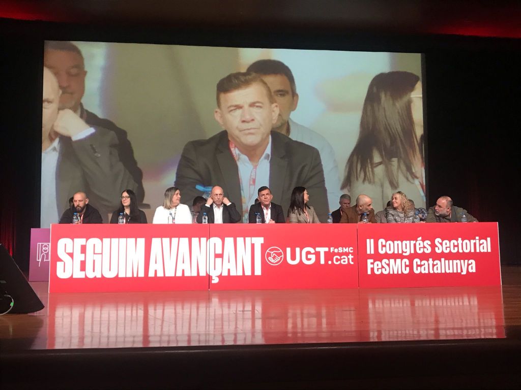 Óscar López Chamosa reelegit com a secretari general de la UGT FeSMC de Catalunya amb el 99,67% dels vots favorables