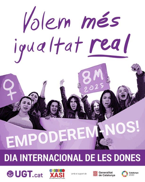 Volem més igualtat real: actes reivindicatius en commemoració al 8M, Dia Internacional de les Dones