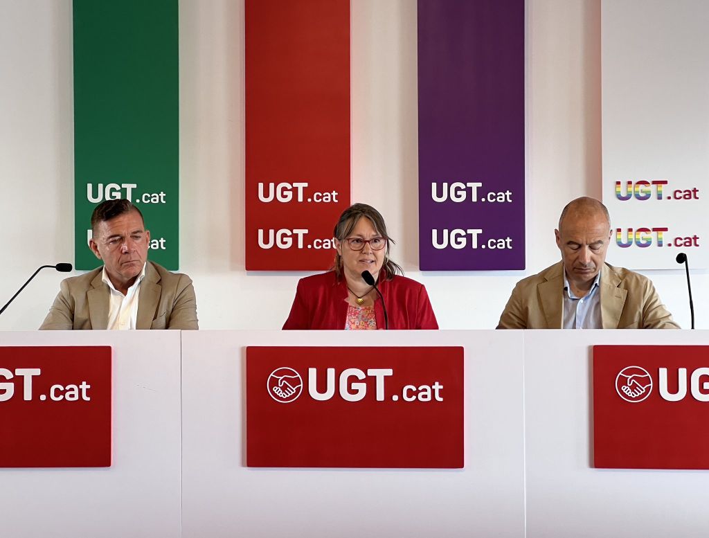 La UGT de Catalunya presenta el seu posicionament sobre l'OPA deL BBVA al Banc Sabadell