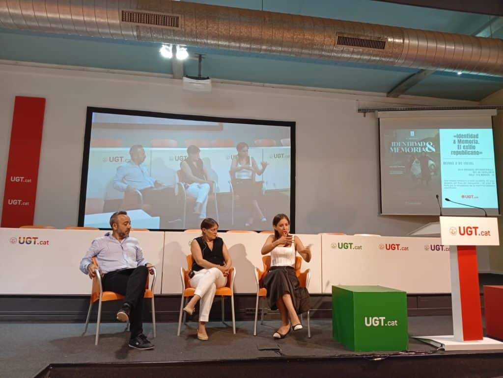 La UGT de Catalunya acull la projecció del documental «Identidad & Memoria. El exilio republicano», amb una mirada mexicana a la solidaritat i la memòria democràtica