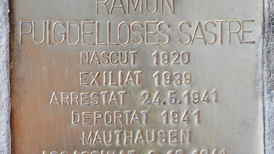Stolperstein_für_Ramon_Puigdelloses_Sastre_(Castellar_del_Vallès)