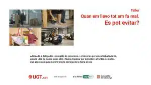 Tallers 'Quan em llevo em fa mal. Es pot evitar?'