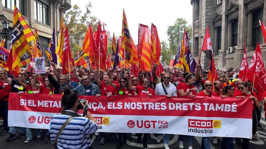 La UGT FICA Catalunya celebra el preacord històric al Conveni del metall de Barcelona fruit de la mobilització dels treballadors i treballadores