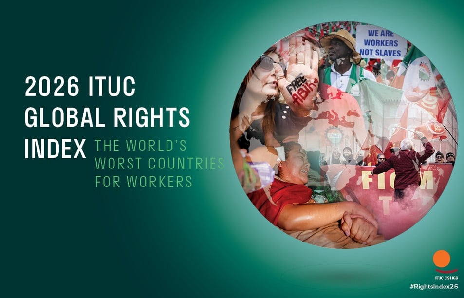 Índex global dels drets laborals 2026: L’autoritarisme i l’extrema dreta impulsen un retrocés global dels drets laborals