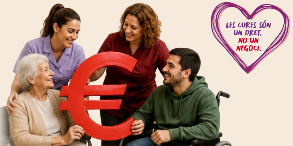 La UGT Serveis Públics de Catalunya engega la campanya «Més recursos per a la dependència. Exigim que es transformin en més cures»