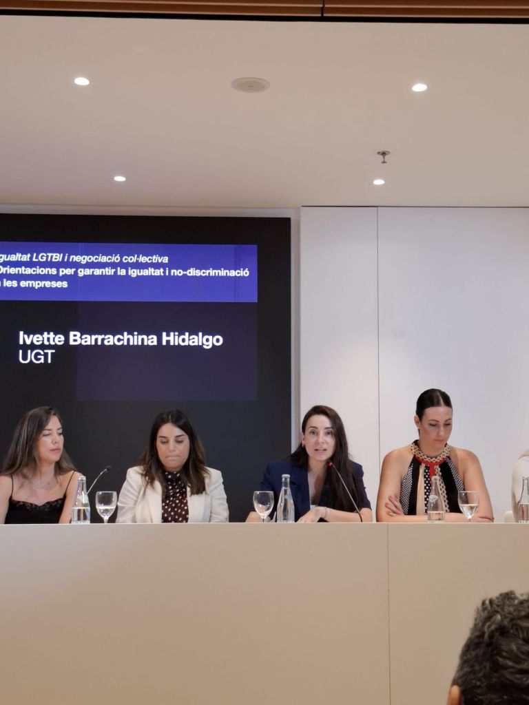 La UGT de Catalunya participa en una jornada sobre la igualtat i no-discriminació de les persones LGTBI a les empreses a Barcelona