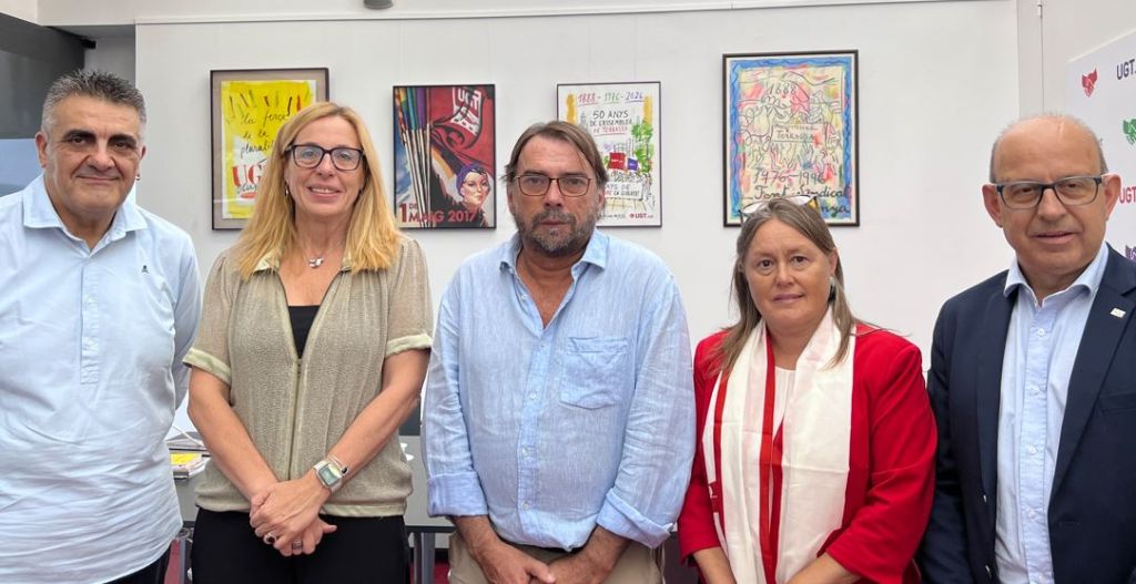 La UGT de Catalunya i la UOC reforcen la seva col·laboració per impulsar la formació i el coneixement en l’àmbit laboral
