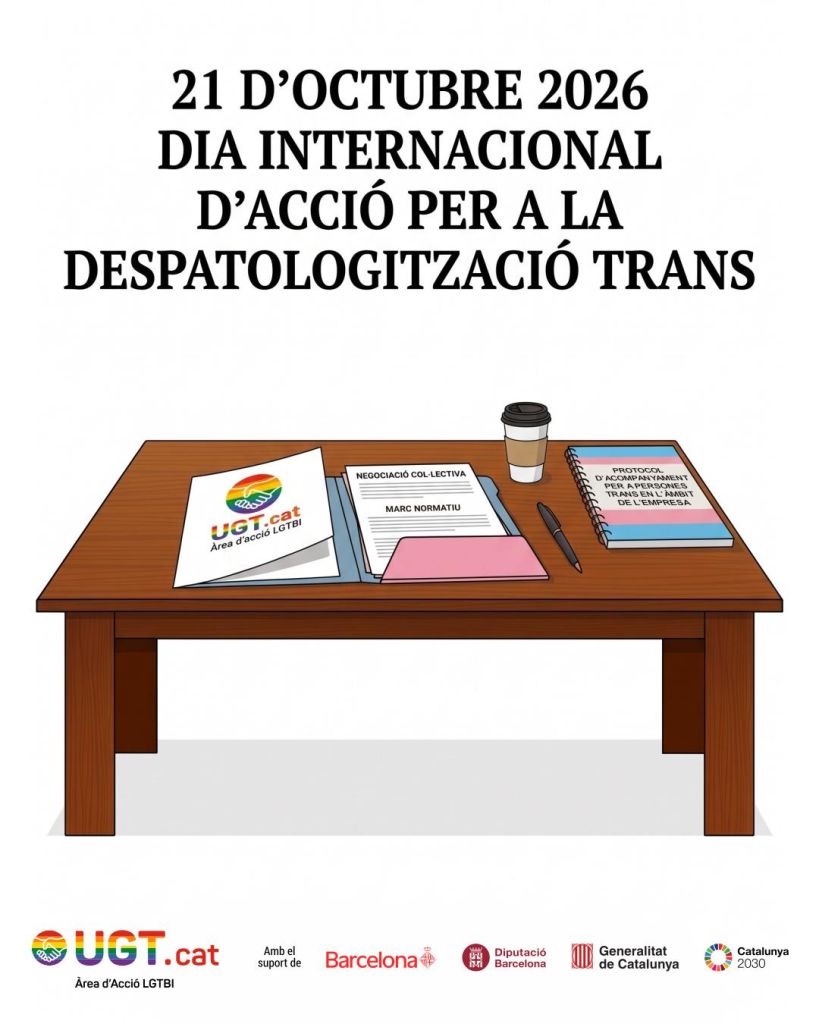La UGT de Catalunya reclama garantir els drets de les persones trans als centres de treball